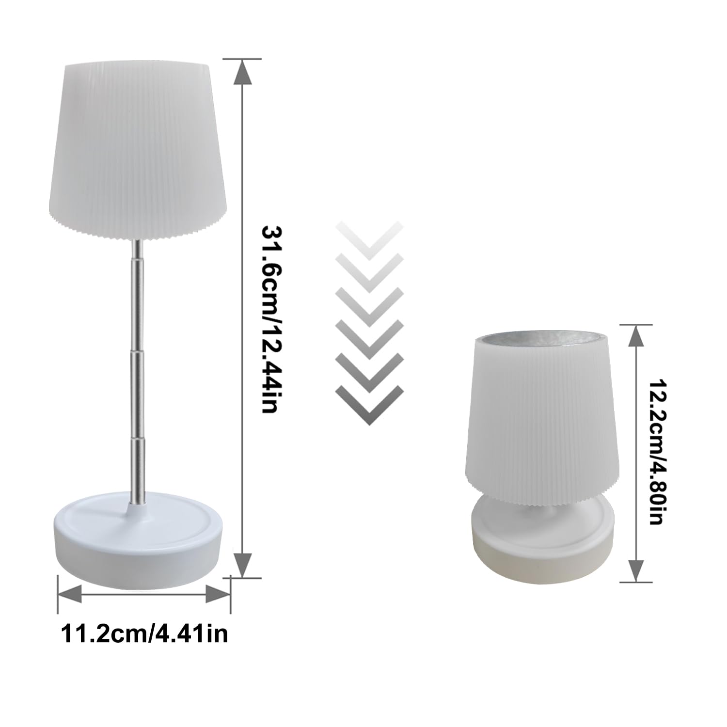 Lalaku Bedside Table Lamps Charging For Bedroom: Rechargeable Touch Small Desk Lamp 3 Way Dimmable Usb-Port For Room Decor