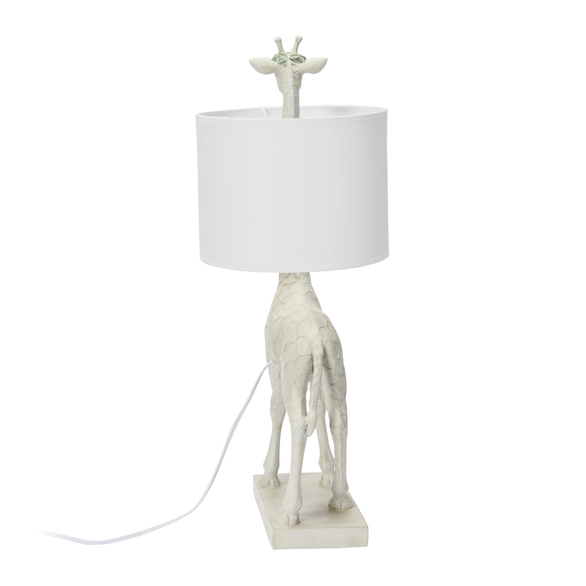Creative Co-Op White Resin Giraffe Lamp