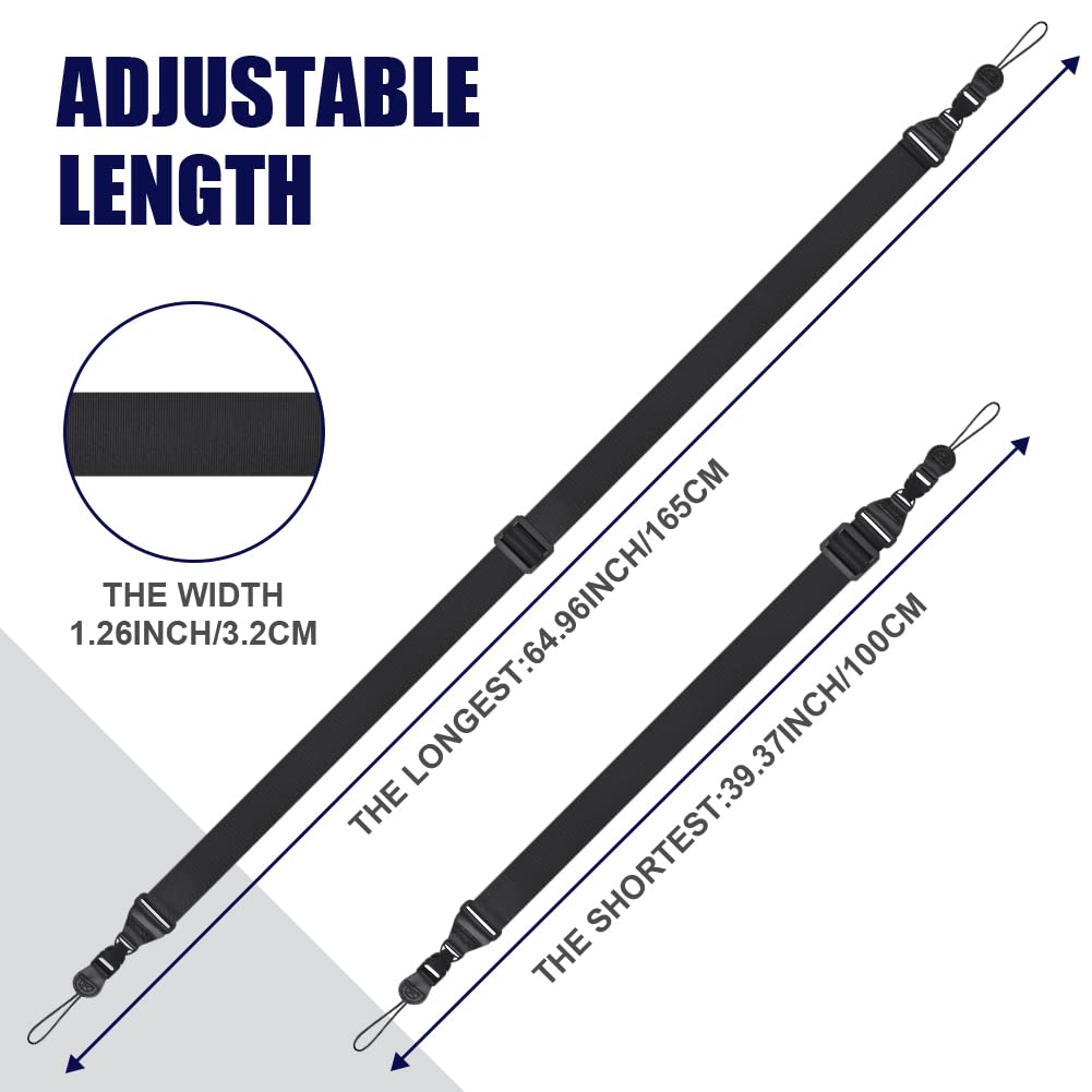 Amfun 1 Pack Adjustable Shoulder Strap, Durable Nylon Neck Portable Lanyard, Suitable For Ipad, Iphone, Camera, Binocular, Crossbody Laptop, Luggage Bag