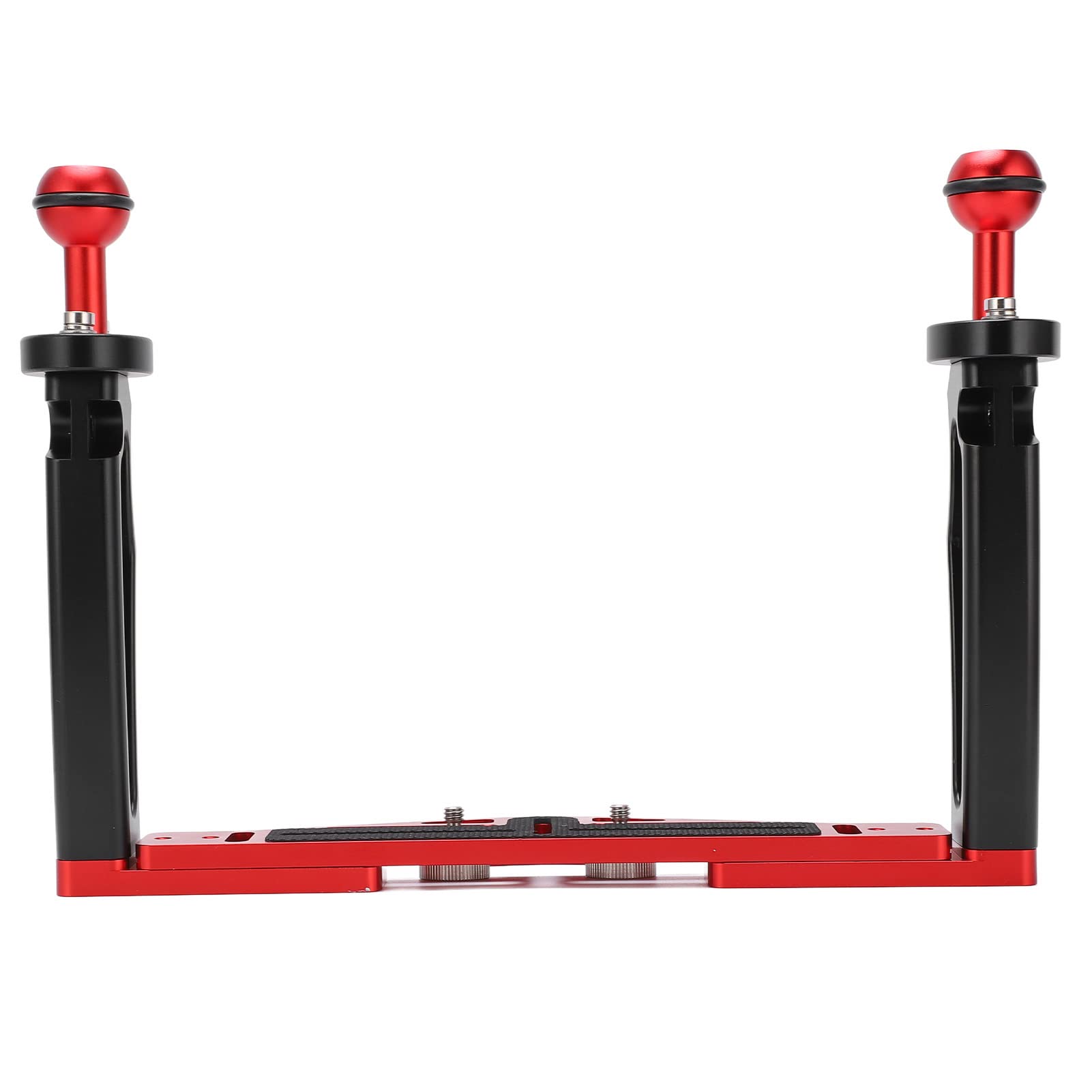 Zjchao Camera Stabilizer, Aluminum Alloy With Stable Performance Dual Handle Tray Stabilizer Rig Dual Handle Tray Stabilizer For Underwater Camera