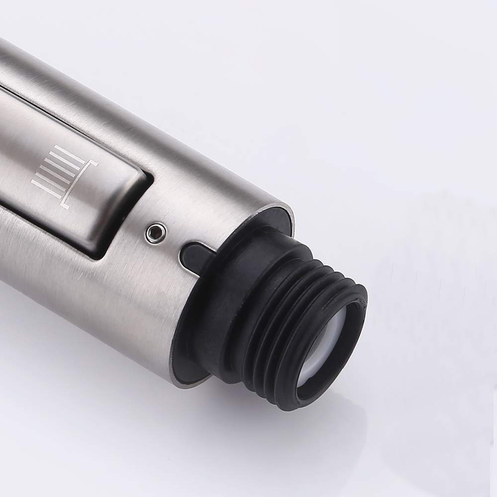 7Trees Universal Replacement Part Bathroom Kitchen Faucet Pull-Out Spray Head Water Nozzle (Stainless Steel Body)