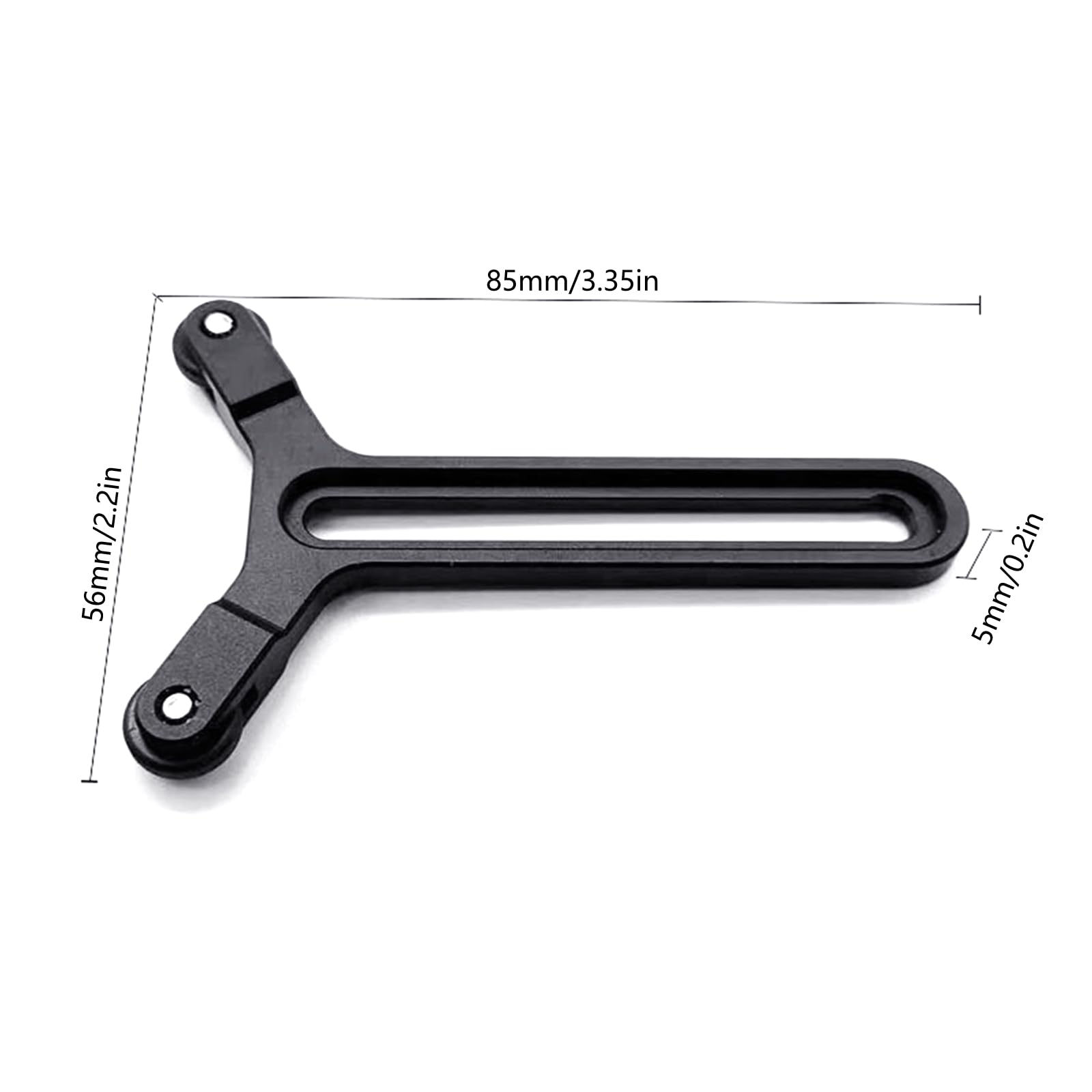 Baimoqi Lens Support Bracket Adjustable 2 Wheeled Y Shaped Lens Support Frame Vertical Adjustment Suitable For Rs4 Rs3 Camera