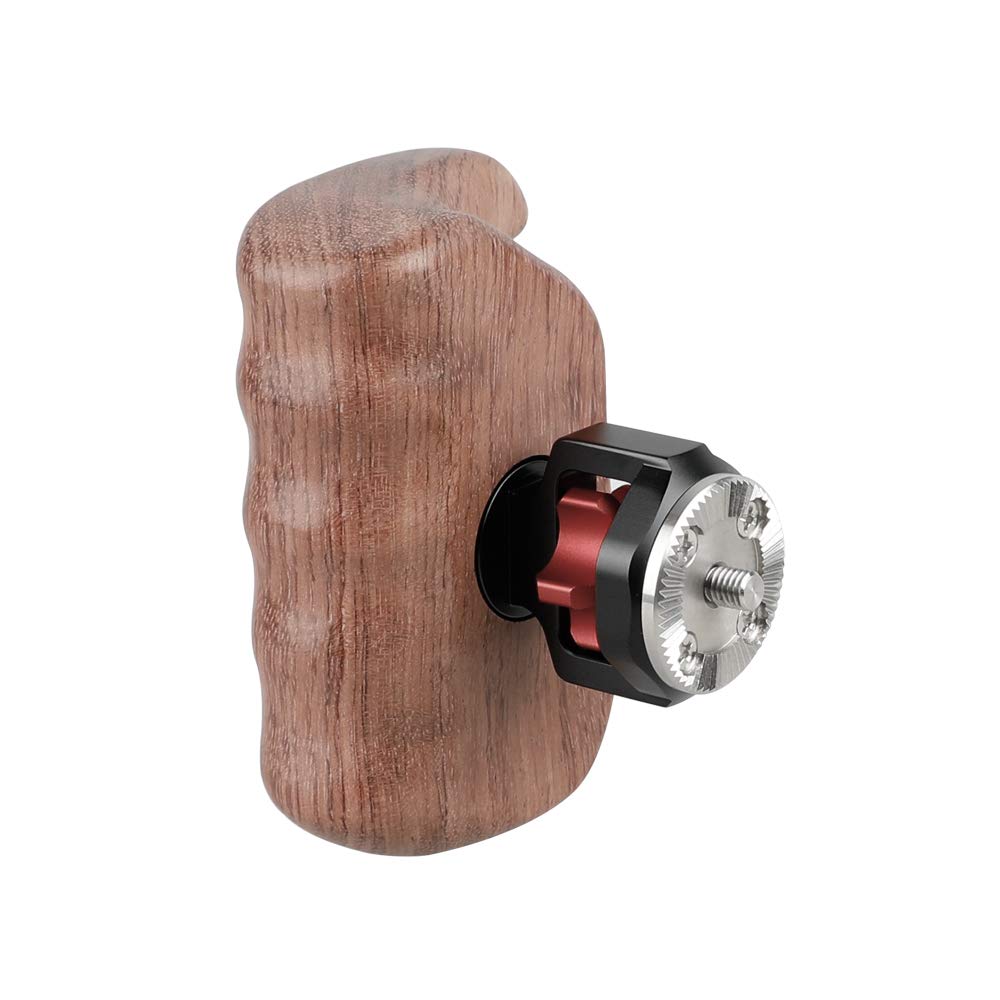 Camvate Wooden Handle Grip With Rosette Standard Accessory(Right Hand) - 1638