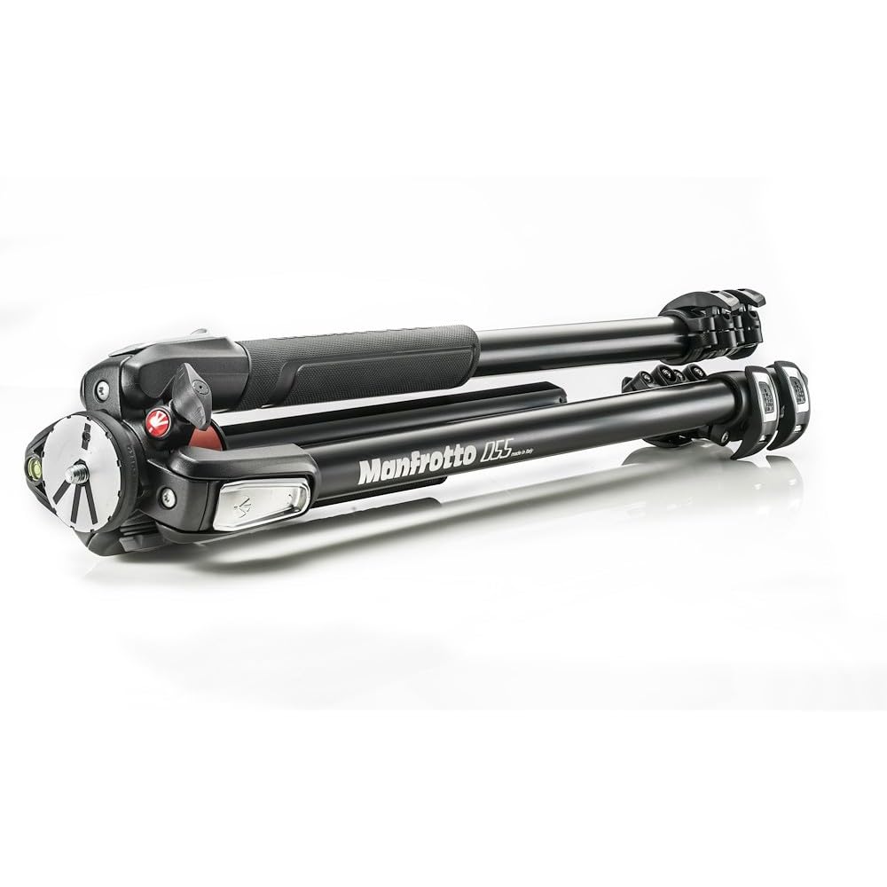 Manfrotto 3-Section Camera Tripod, Carbon Fiber Photography Accessories, Travel Tripod For Content Creation, Professional Photography,Mt055Xpro3