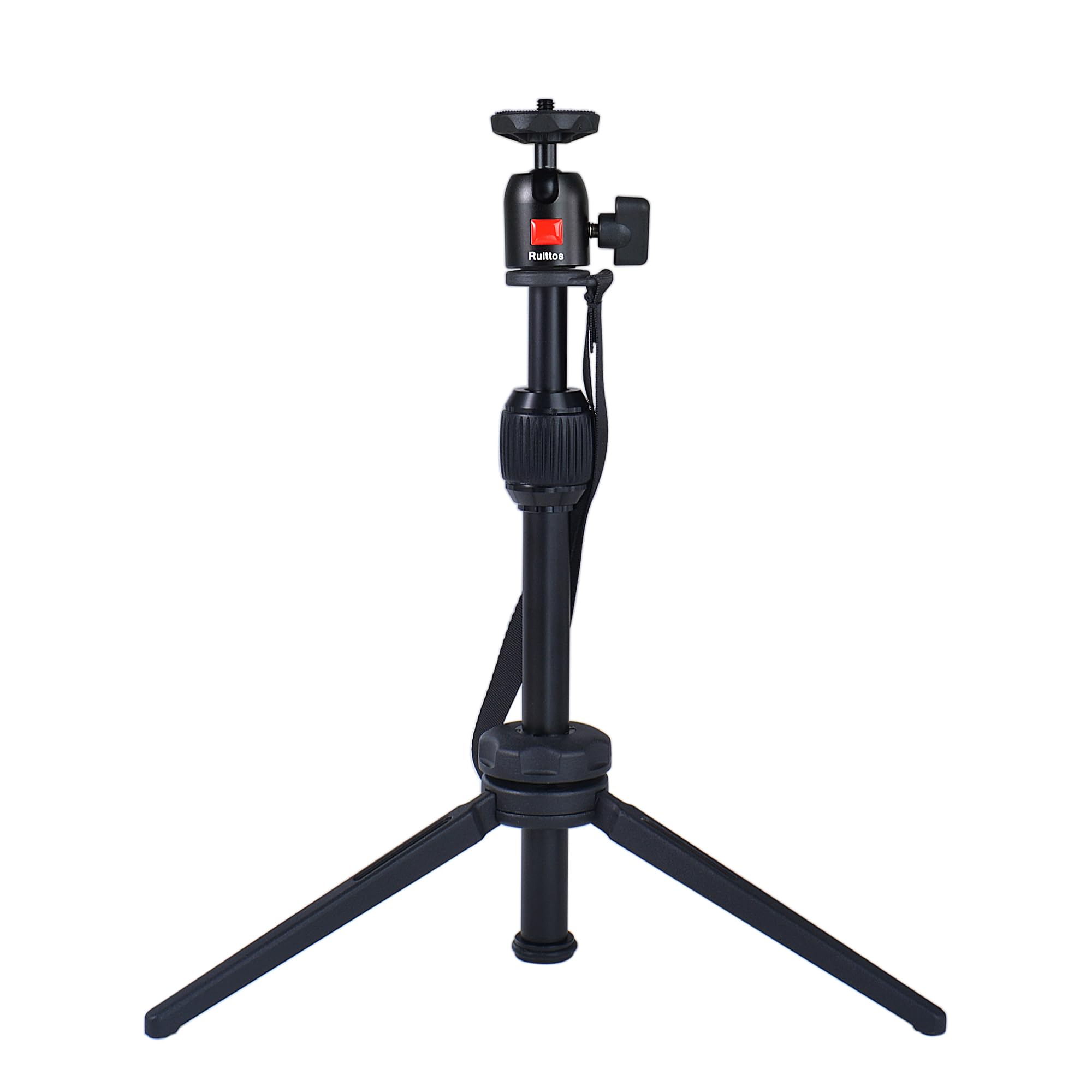 Ruittos Tripod Stand Compatible With Anker Nebula Capsule Series, Universal Mini Camera Tripod, Aluminum Alloy Portable Projector Stand For Capsule, Capsule Max, And Capsule Ii With Swivel Ball Head