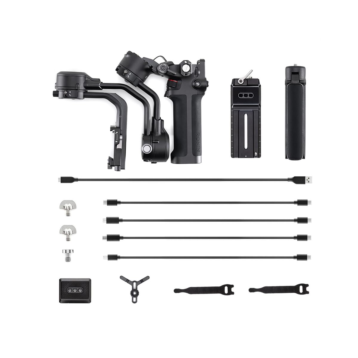 Dji Rsc 2-3-Axis Gimbal Stabilizer For Dslr And Mirrorless Camera, Nikon Sony Panasonic Canon Fujifilm, Ronin Sc, 3Kg Payload, Vertical Shooting, Touchscreen - Black