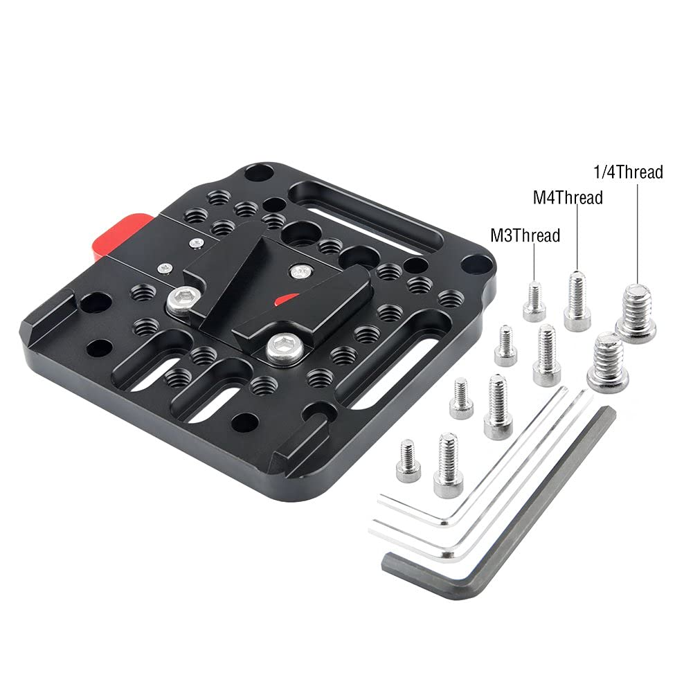 Niceyrig V Lock Plate Assembly Kit With Female V-Dock Male V-Lock Compatible With Dji Ronin M Mx
