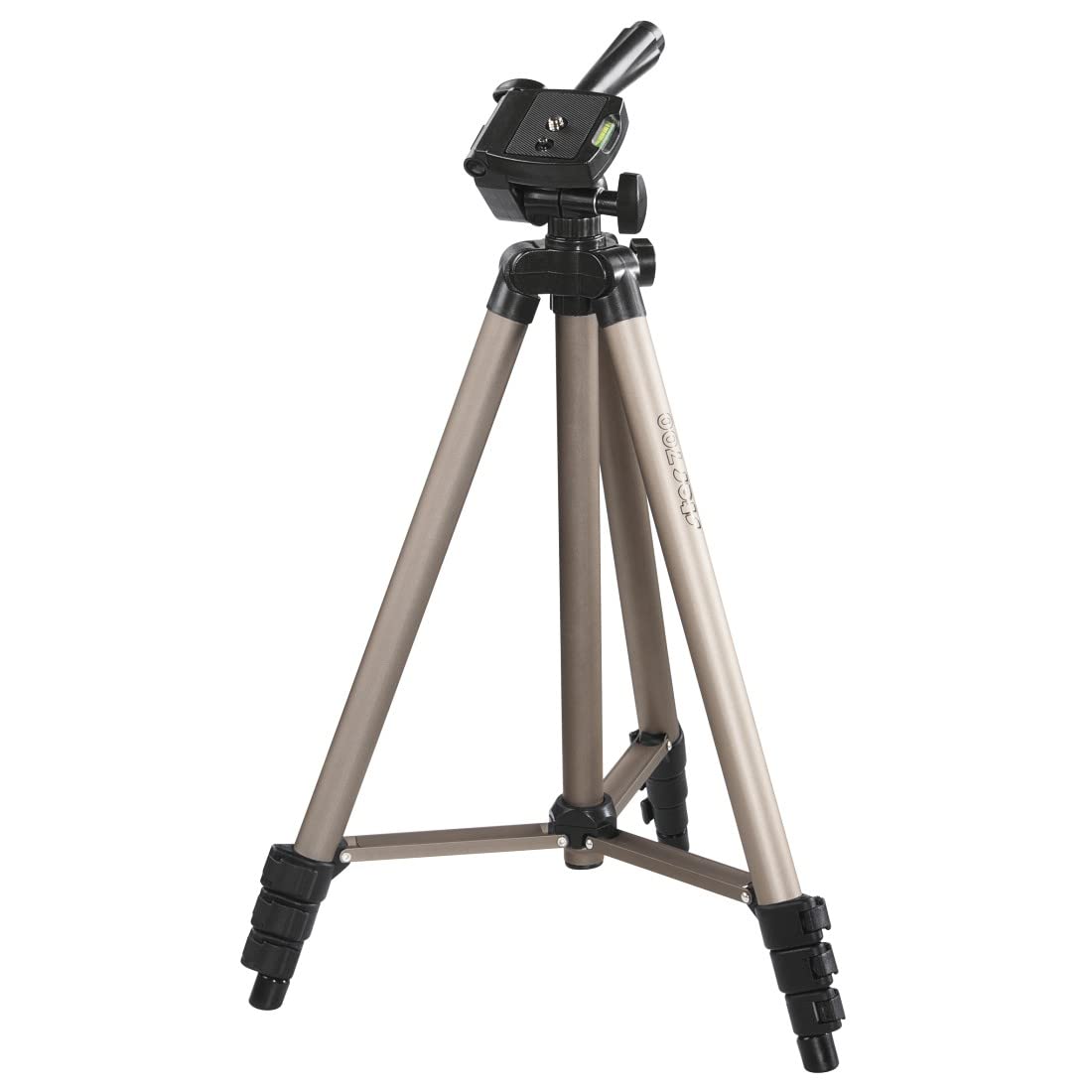 Hama Star 700 Ef  Lightweight Camera Tripod With 3-Way Head  Photo Tripod, 42.5-125Cm Height  Includes Carrying Case  Suitable For Slr & System Cameras  Champagne