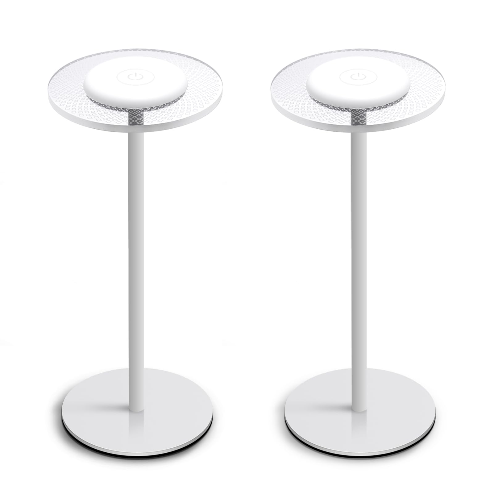 Loftek Cordless Table Lamps Set Of 2 - Rechargeable Color Changing Portable Desk Lamps With Adjustable Height For Restaurants, Bars, Outdoor Party, Camping