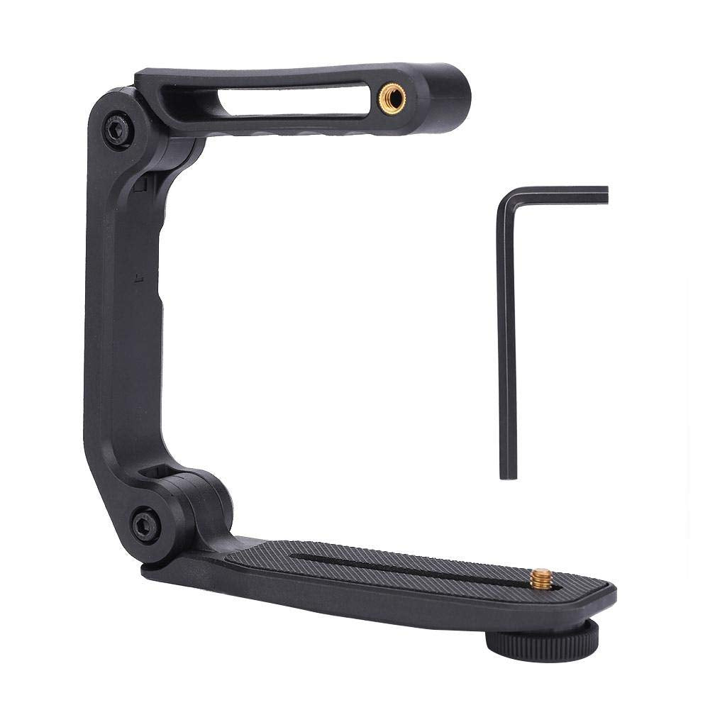 Oumij U-Grip Video Filming Camera Handle With Standard 1/4 Threaded Interface Foldable Handheld Stabilizer Holder Grip, Gimbal Stabilizer Accessories For Ordro