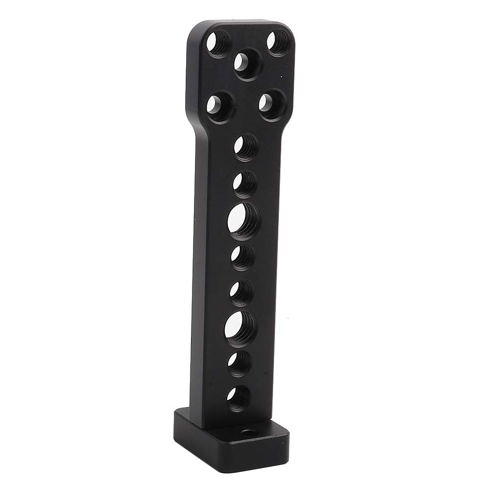Agatige Mounting Plate,Aluminium Alloy Monitor Mount Plate Lightweight External Stabilizer Holder Plate With Fittings Mic Monitor Holder For Ronin S,11 X 3 X 2Cm