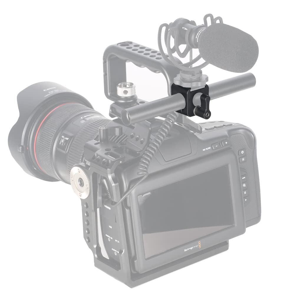 Niceyrig 15Mm Rod Holder To Cold Shoe Compatible With Arri Thread Applicable For Evf Mount Follow Focus Microphone - 494