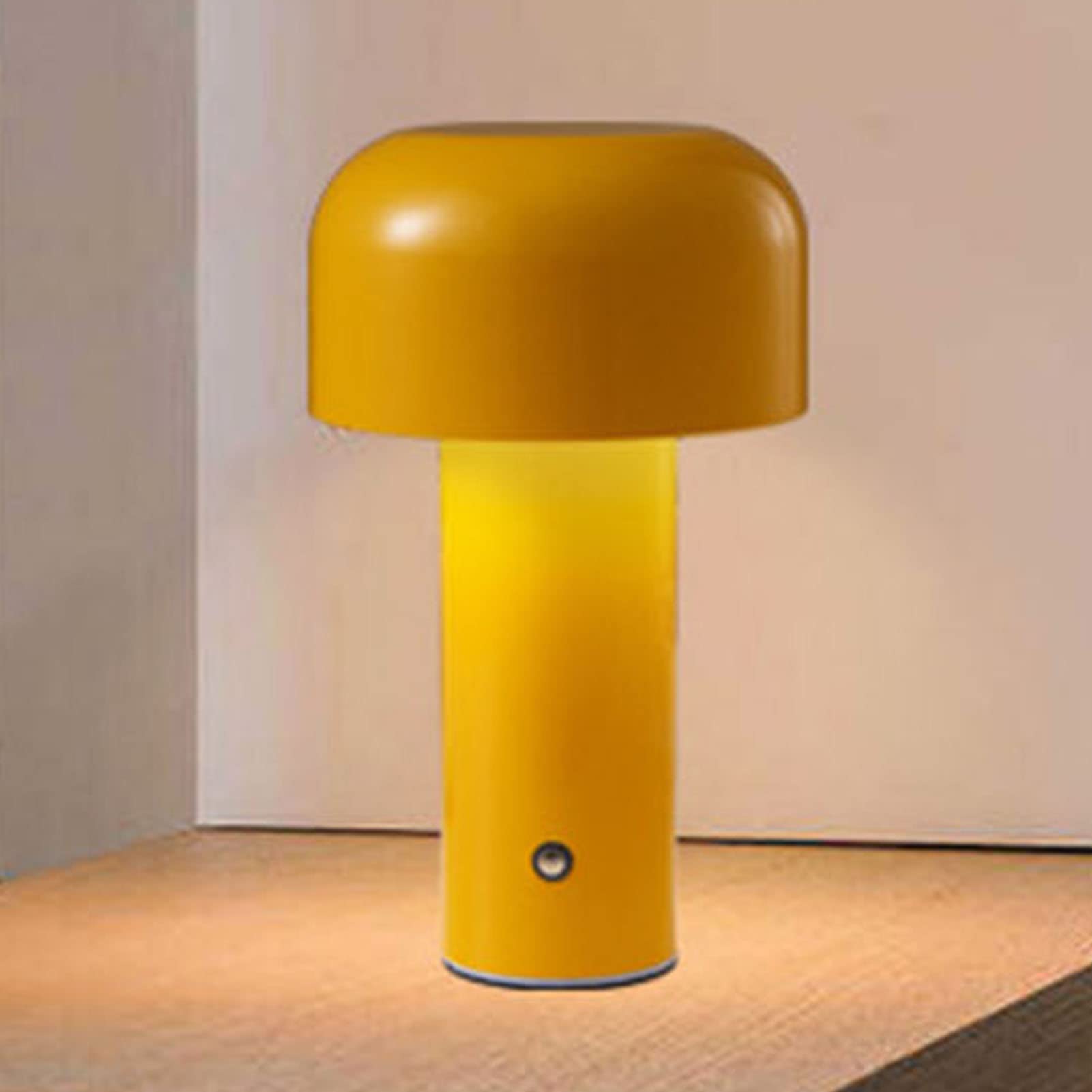 Headerbs Mushroom Table Light, Lighting Mushroom Table Lamp For Bedroom (Yellow)