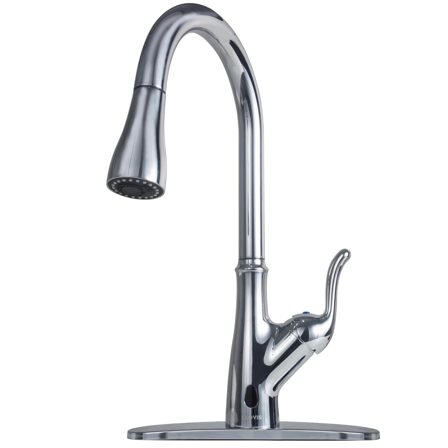 Clovis Touch Kitchen Faucet With Touchless Technology, Smart Kitchen Sink Faucet With Pull Down Sprayer, Touch On Activated Kitchen Bar Farmhouse Kitchens, Rv, Sinks Faucet (Nickel)