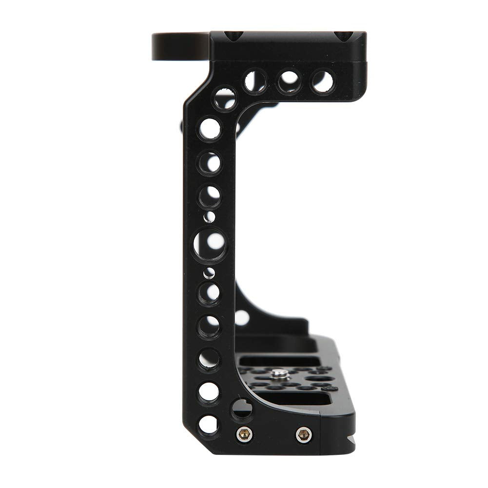 Cosiki Camera Cage, Camera Stabilizer 6X4.3X2In Black Aluminium Alloy Photography Extension Cage With Inner Hex Wrench For R Mirrorless Camera