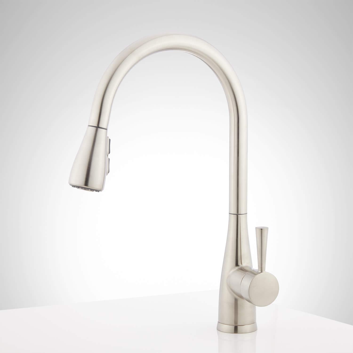 Signature Hardware 948398 Calverton 1.8 Gpm Pull-Down Kitchen Faucet - Stainless Steel