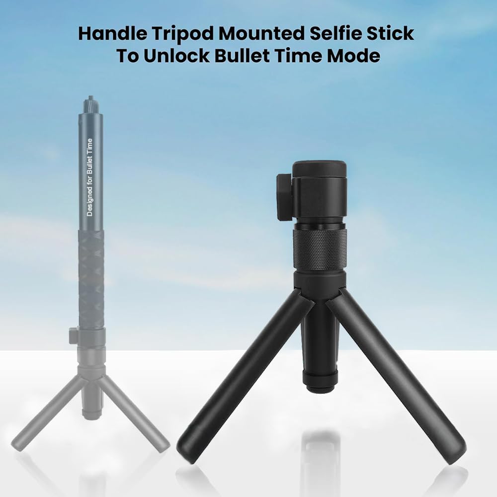 Topling Bullet Time Handle Tripod Multi-Functional Tabletop Fold Tripod For Insta360 X4, Insta 360 X3, One Rs, Go Pro Hero 11 10 9 5 4 3 Sport Action Camera Accessories