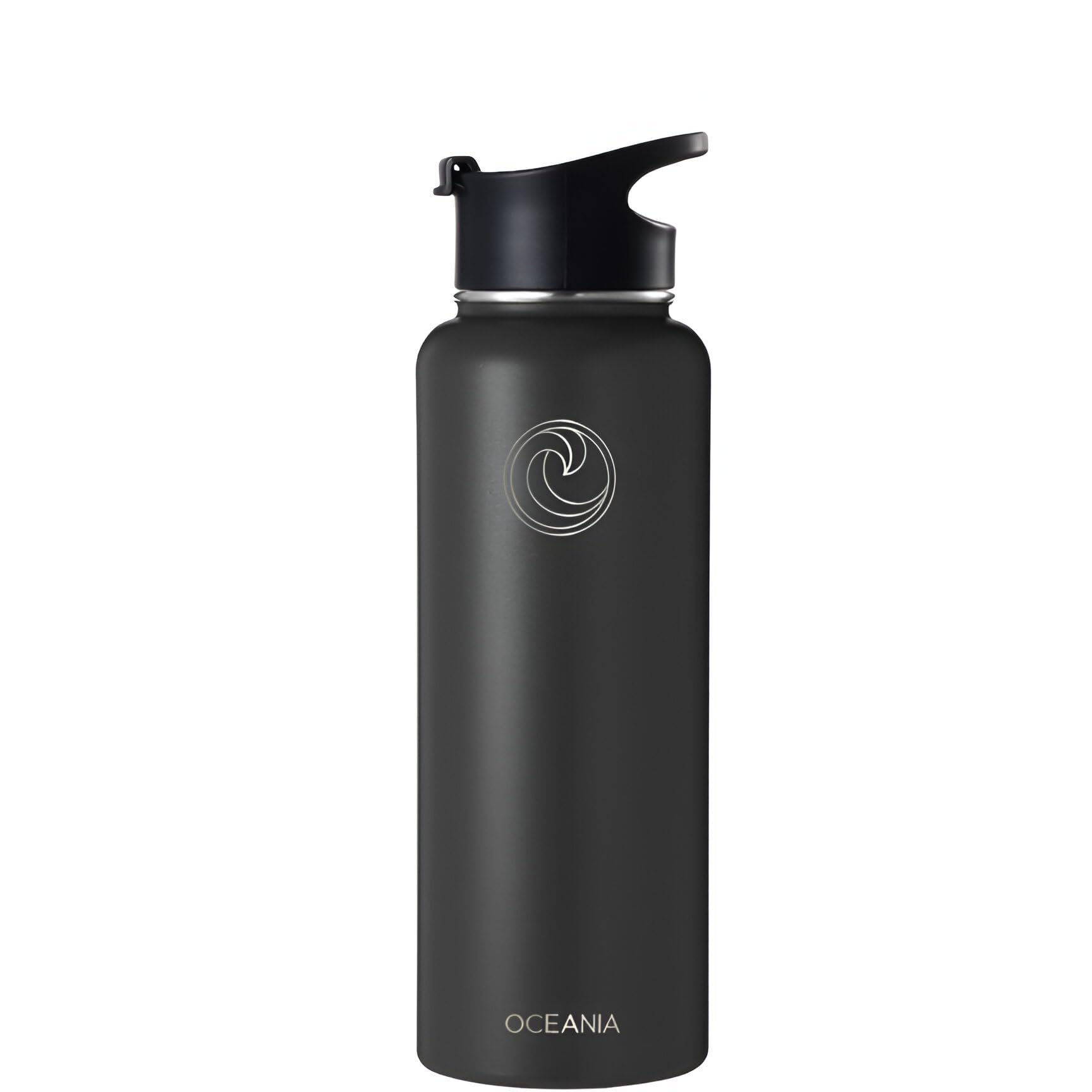 Oceania Flask 40Oz Stainless Steel Water Bottles  Modern, Leakproof, Hydro-
