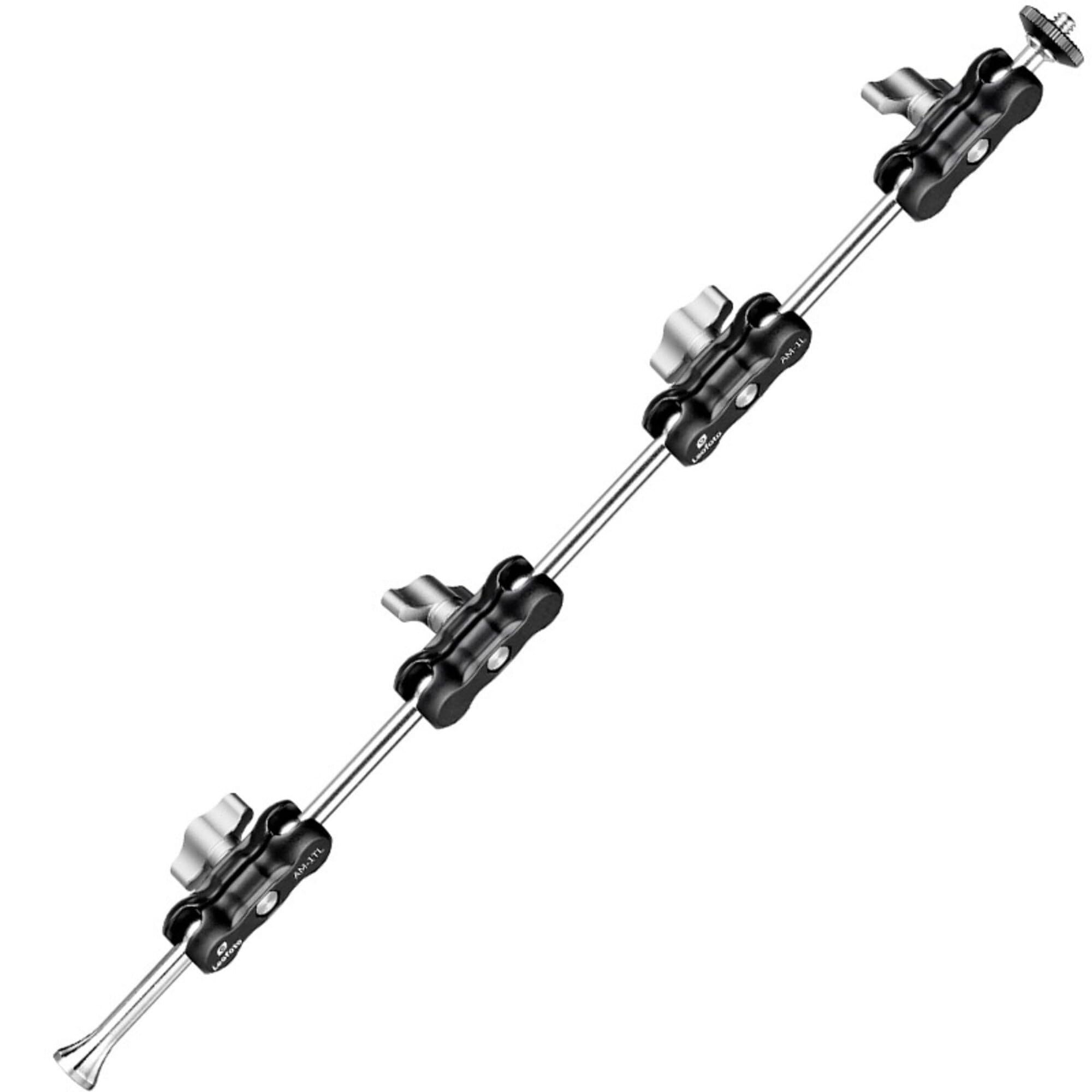Leofoto Am-1Txl Magic Arm, Adjustable Friction, Tripod Support Arm, For Monitor, Lights, Muilt-Purpose, 1/4" Screw Stub And Hole