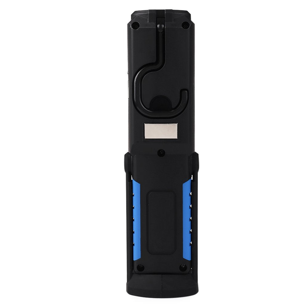 Sourcebuy Led Work Light With Magnetic Base Rechargeable Handheld Flashlight Led Torches Lamp Cob Cordless Inspection Lamp 2200Mah Battery For Outdoor Camping Hiking Garage Emergencies With Hanging Hook