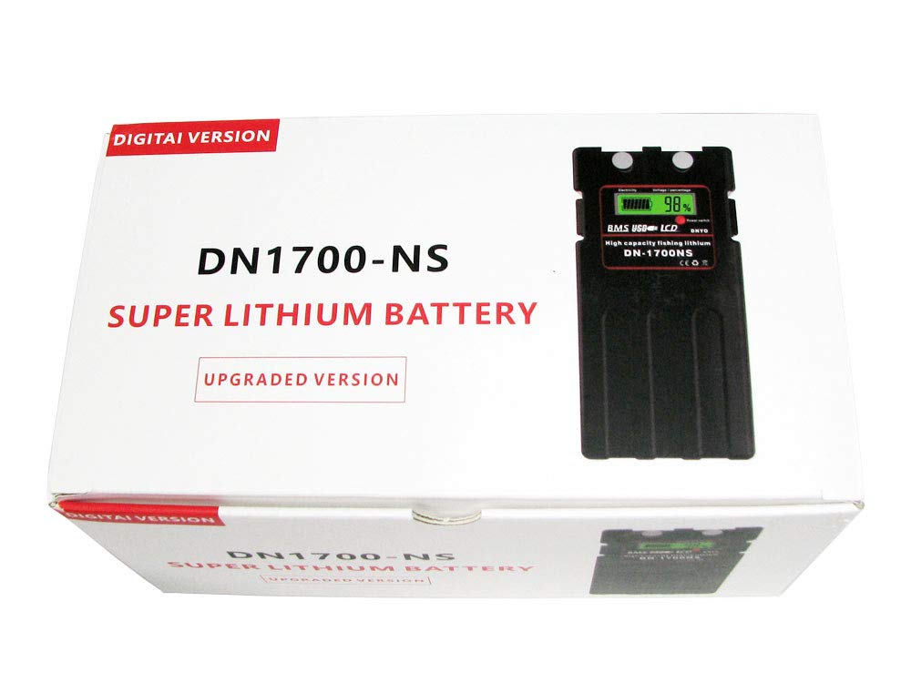 Cotech [Dn-1700Ns] 14000Mah 14.8V Lithium Battery & Charger Set/For Electric Fishing Reel/Max Capacity And Downsizing/Daiwa Shimano