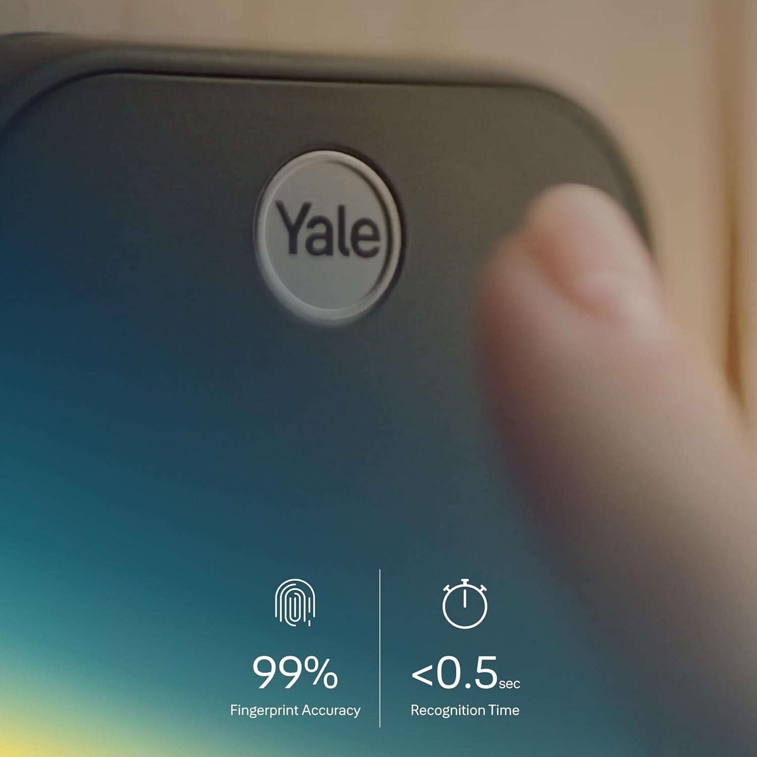 Yale Assure Lock 2 Touch Deadbolt, Satin Nickel Entry Door Lock With Touch Digital Keypad Keypad And Fingerprint Scanner With Back-Up Key, (No Wi-Fi), Yrd410-F-Ble-619
