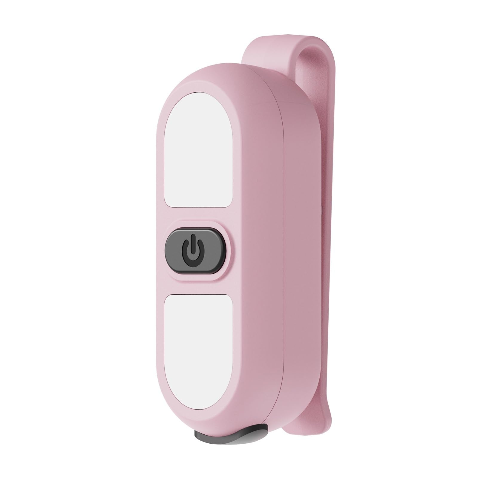 Faxins Nurse Light Led Clip On Flashlight Running Light Rechargeable Safety Lights For Walking At Night Outdoor Nursing Night Shift Light Bright Lightweight Portable  Pink