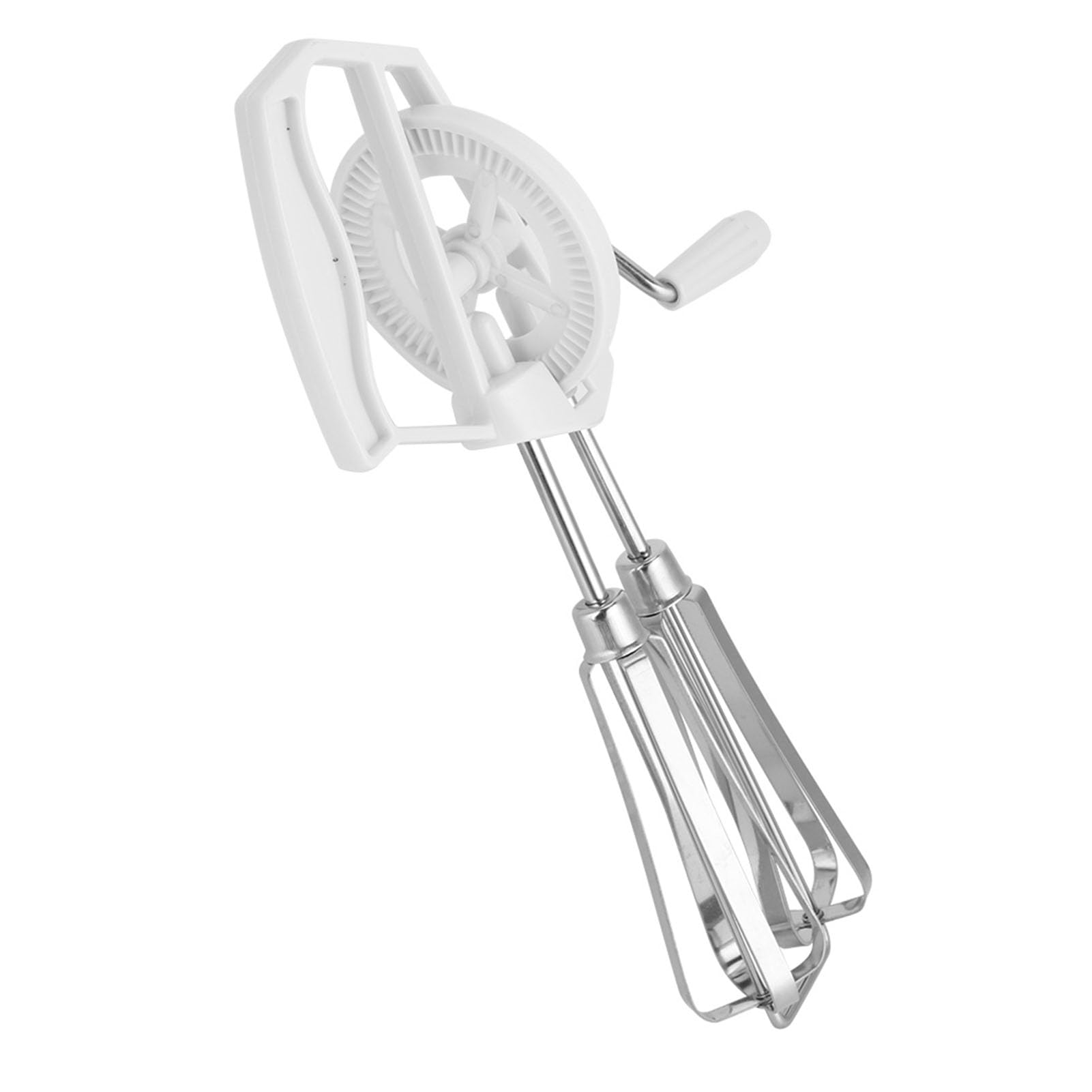 Dmlengoin Stainless Steel Handheld Manual Egg Blender Mixer Beater Home Kitchen Cooking Tool
