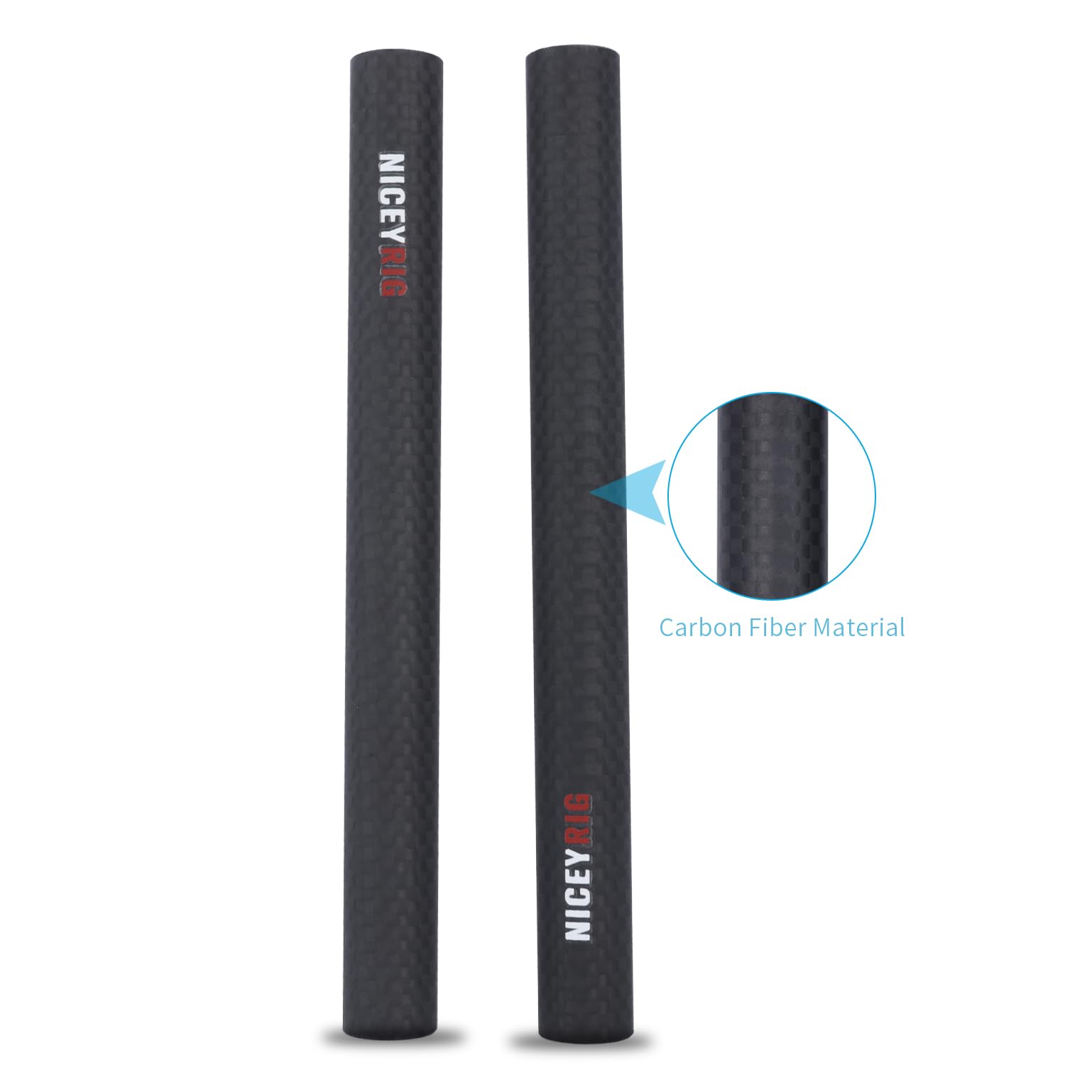 Niceyrig 6 Inch 15Mm Rod Carbon Fiber Standard For 15Mm Lens Support, Matte Box, Cage Rig, Camera Riser Rod Rail System - 562