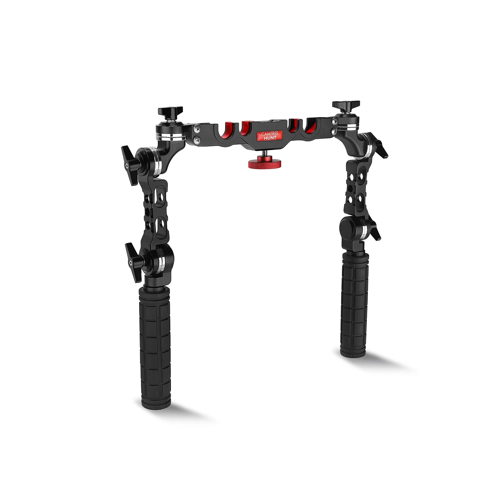 Camtree Hunt Quick Mount Rosette Handle Set For 15Mm Rail Rod Support. Comfortable Handgrip For Dslr Video Camera Cage Shoulder Rig Kit (Ch-Qm-H)