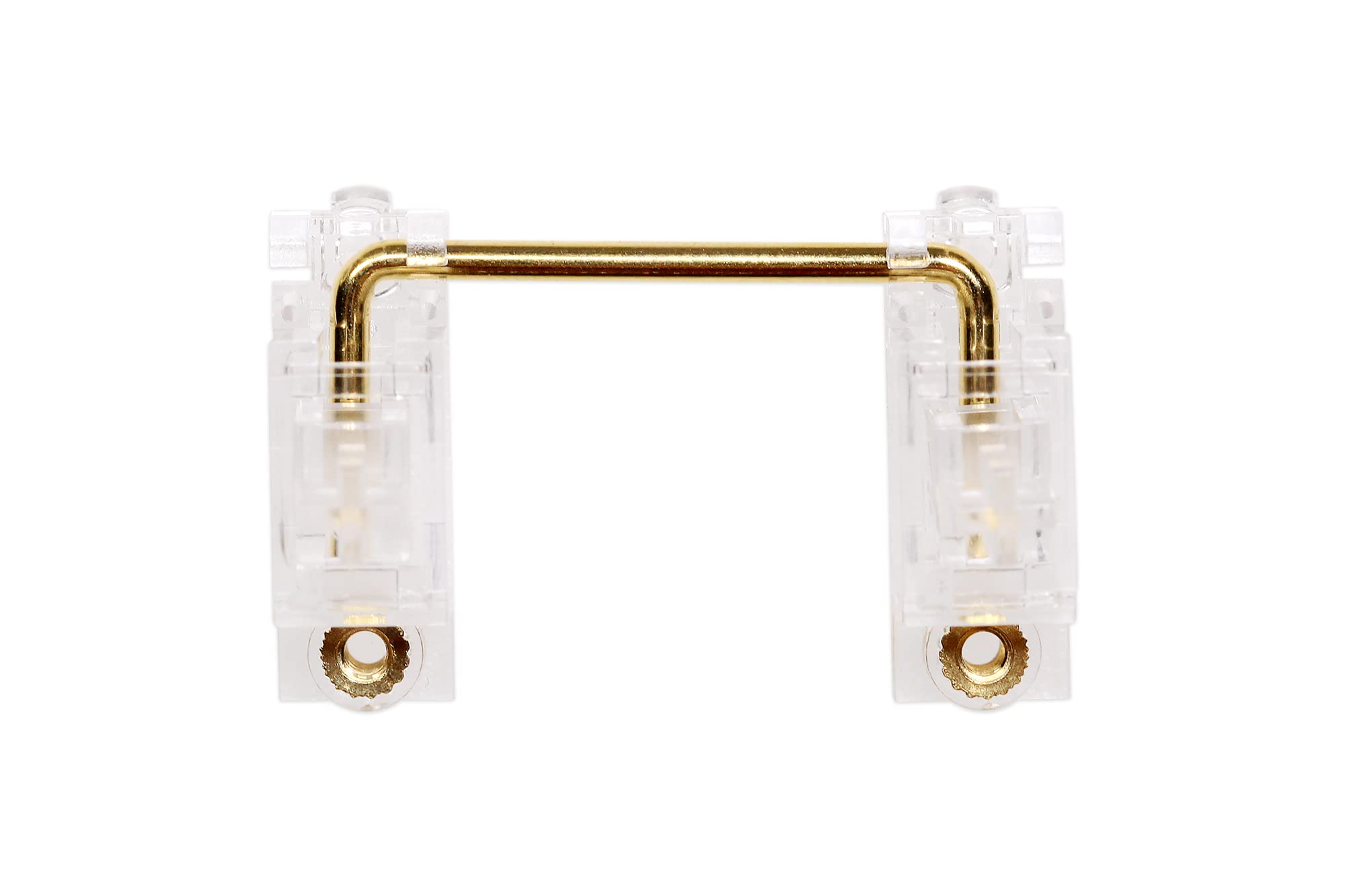 Kprepublic Everglide V3 Transparent Gold Plated Pcb Screw In Stabilizer For Custom Mechanical Keyboard Transparent Black Clear Bm60 Bm65 (V3 Black Gh60 Plusx1)