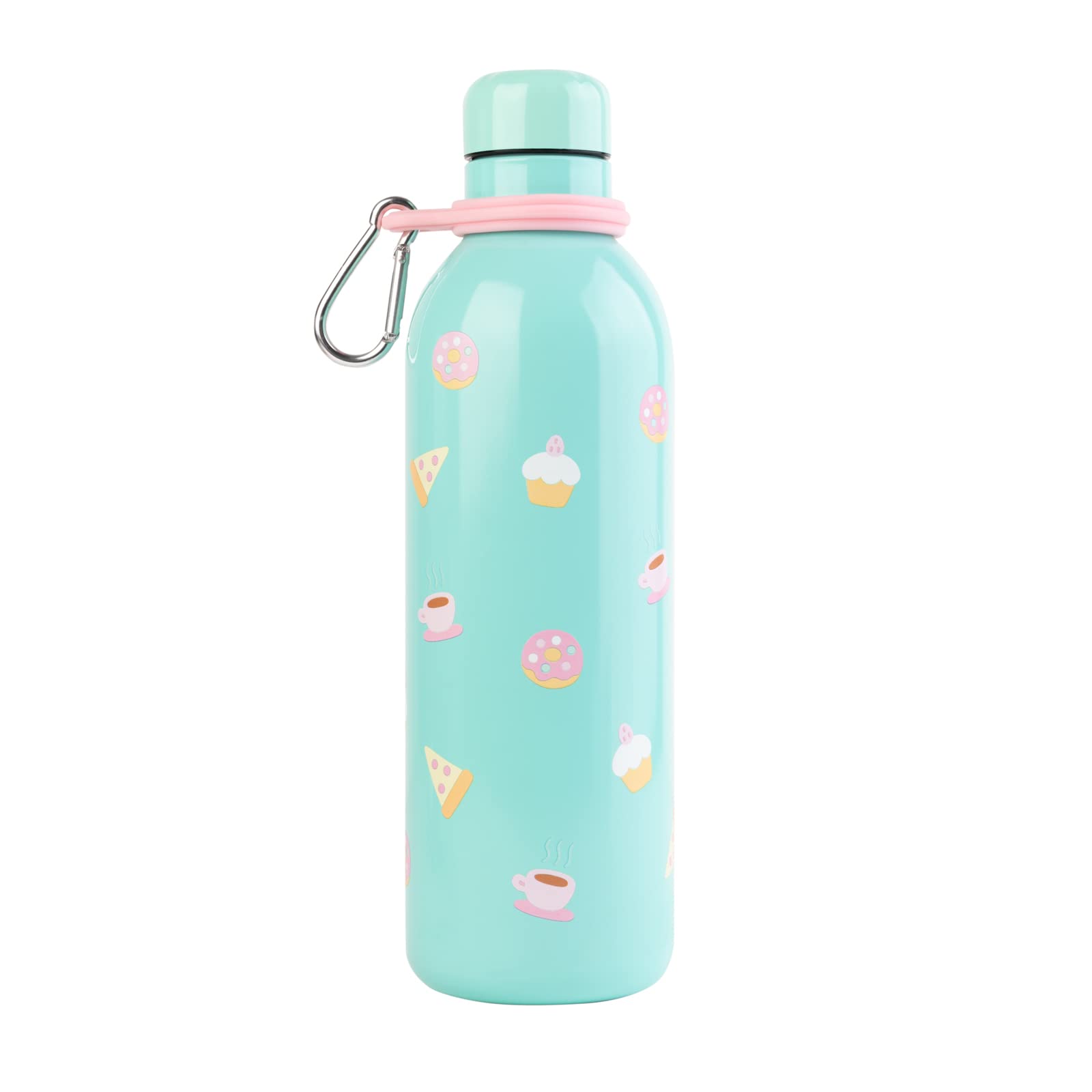 Grupo Erik Pusheen Foodie Collection Water Bottle - Sports Bottle - 500Ml / 17Oz, Stainless Steel