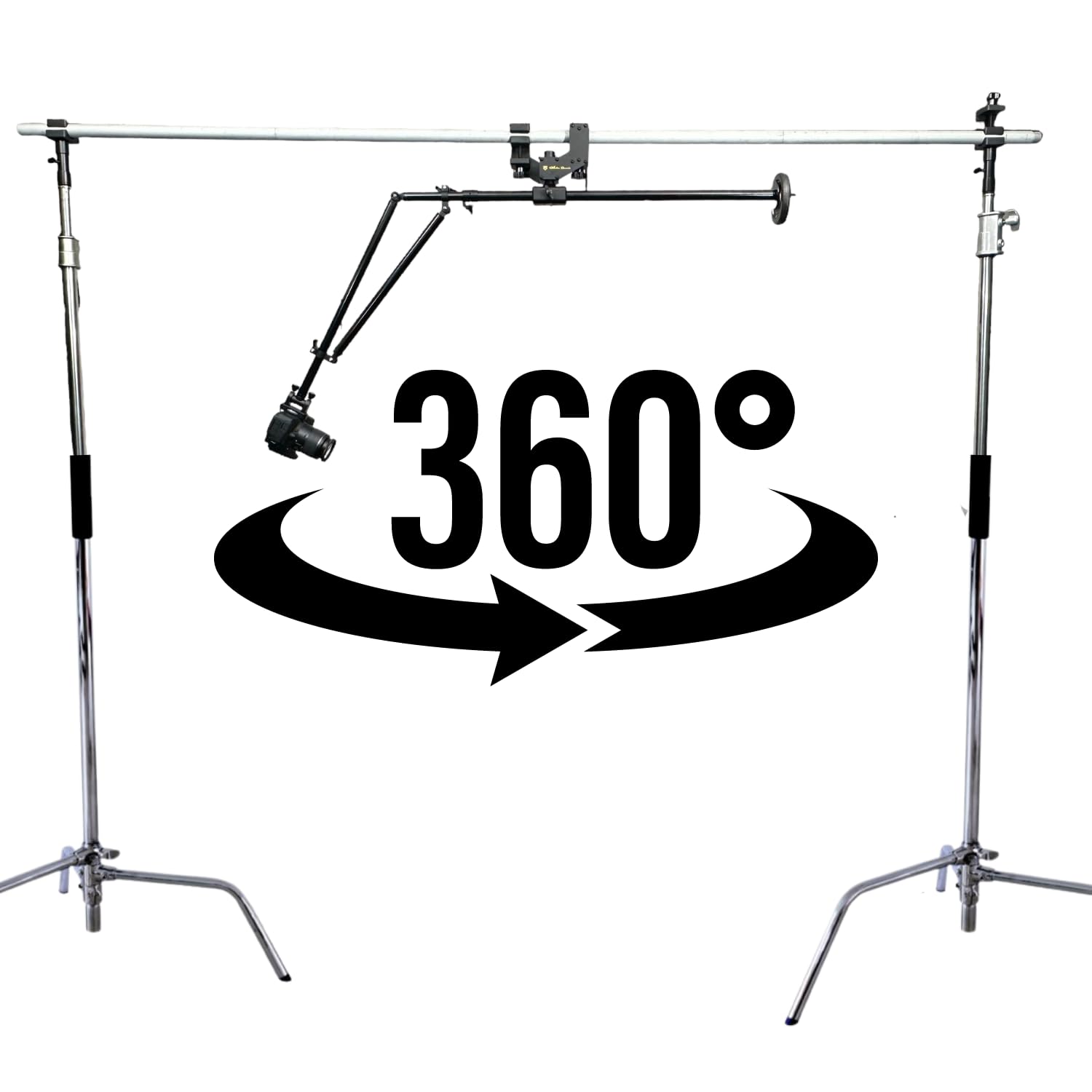 Glide Gear Revo 75 360° Rotating Top-Down Camera Rig, Overhead Spinning Platform For Dslr Or Mirrorless, Ideal For Product Photography And Video
