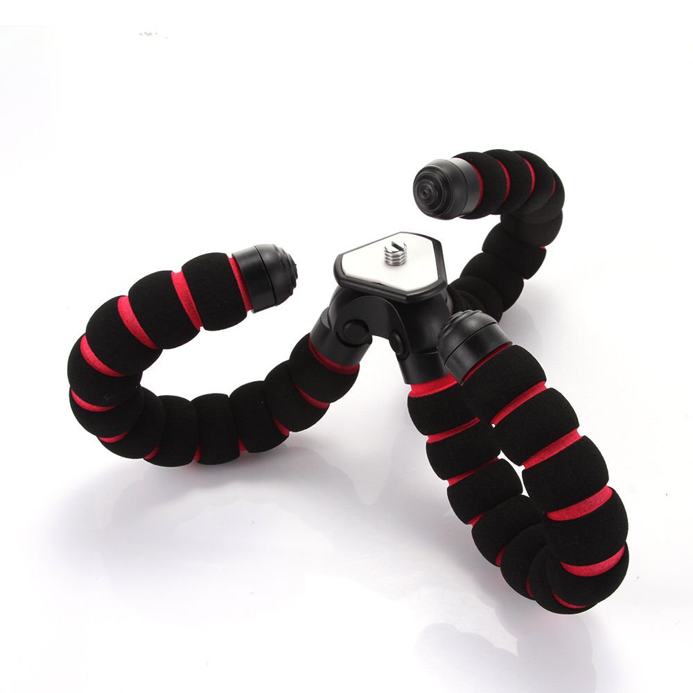 Focusfoto Octopus Flexible Portable Tripod Stand 1/4'' 3/8'' Screw Mounting For Pentax Olympus Action Camera Digital Dv Dslr Camera Large Size