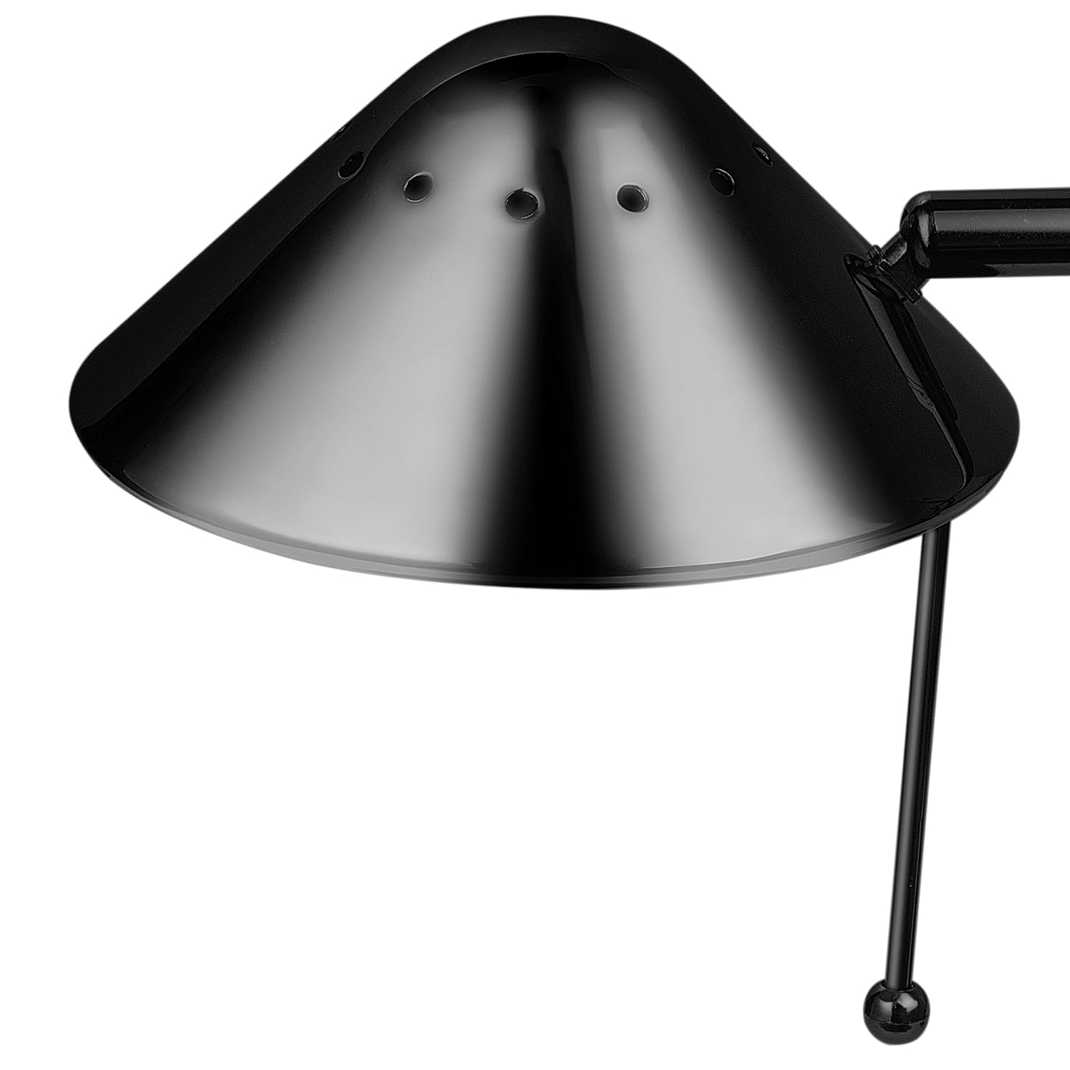 V-Light 15 Inch Black Chrome Led 3-Point Adjustable Arm Desk Lamp