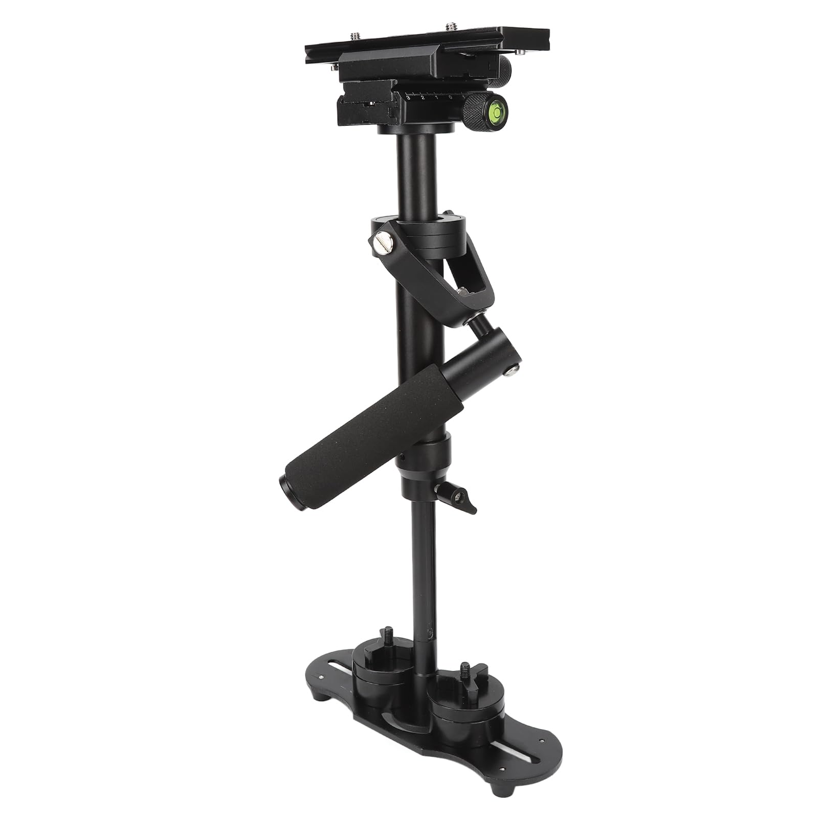 Goshyda Slr Handheld Camera Stabilizer With Shock Absorption, Aluminum Alloy, 360 Degree Rotation, Quick Locking Knob, Telescoping Balance Bar