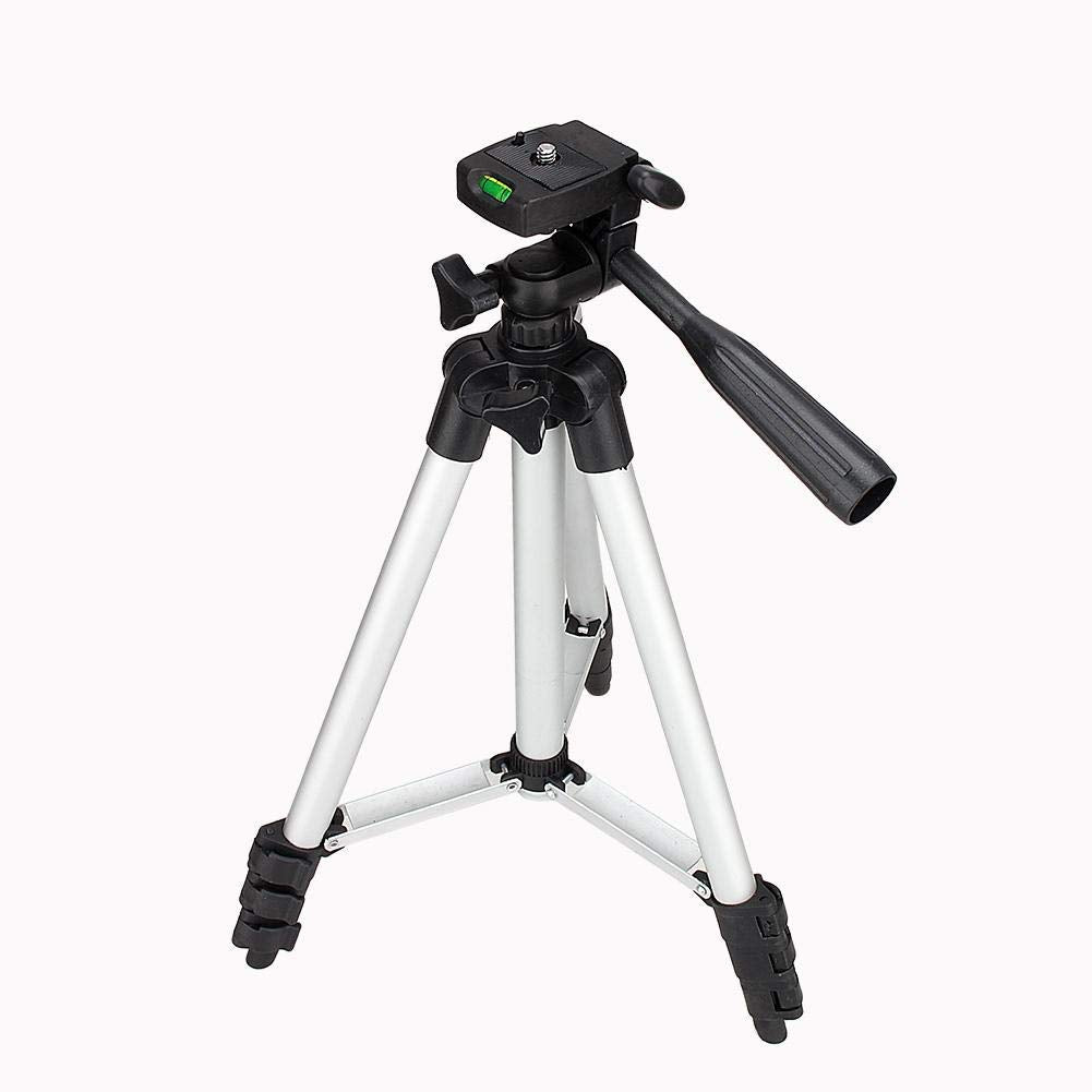 Yosoo Portable Camera Tripod, Extendable Smartphone Tripod Stand Adjustable Camera Mount Camera Tripod Stand Bracket Holder For Most Cell Phones Travel Vlogging Livestreaming