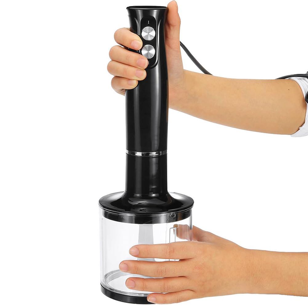 Uniqus 500W Cordless Immersion Handheld Blender Stainless Steel Blades, 2 Gear Speed, Anti-Slip Handle Perfect For Shakes, Smoothies, Puree & Soups Easy To Clean