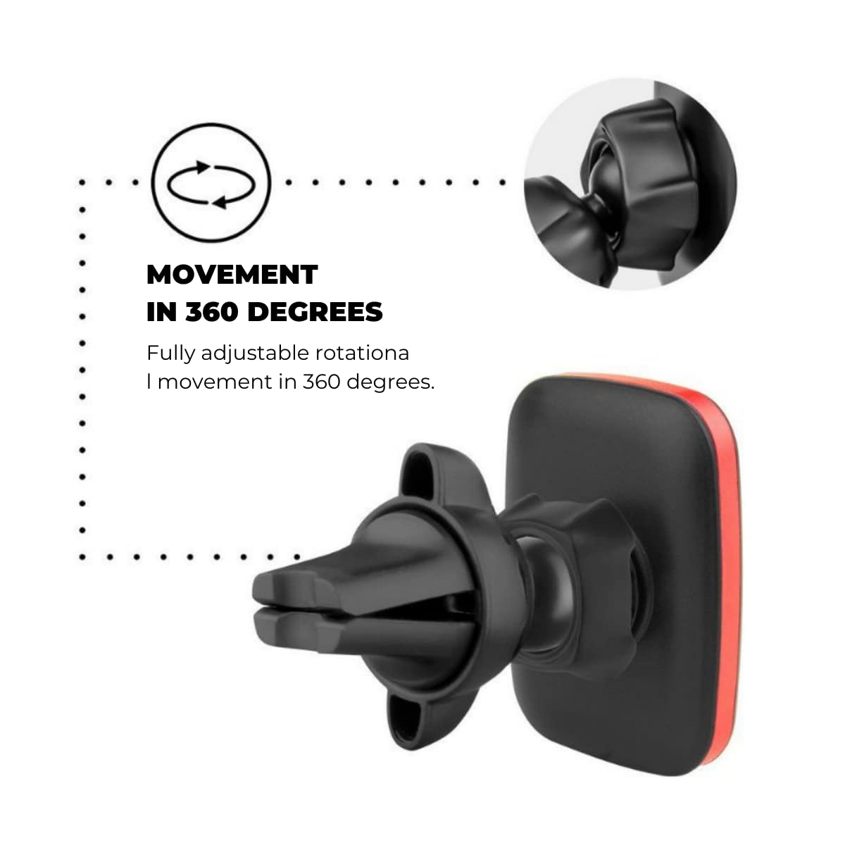 Gshield Tank Car, Wider Clamp & Metal Hook Phone Mount For Car Vent [Thick Cases Friendly] Car Phone Holder Hands  Cradle Air Vent For Iphone Smartphone