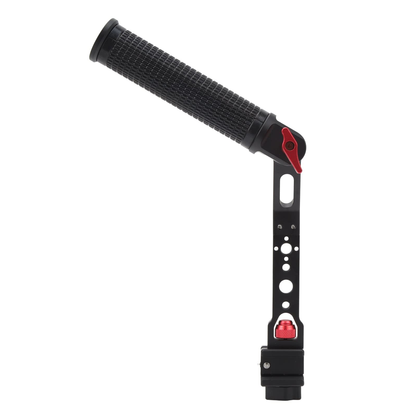 Wisoqu Stabilizer Hand Grip, 1/4 Inch Screw Holes High Strength 3/8 Inch Screw Holes Adjustable Handle Grip Aluminum Alloy For Dji Ronin Rsc2 For Dji Ronin Rs2