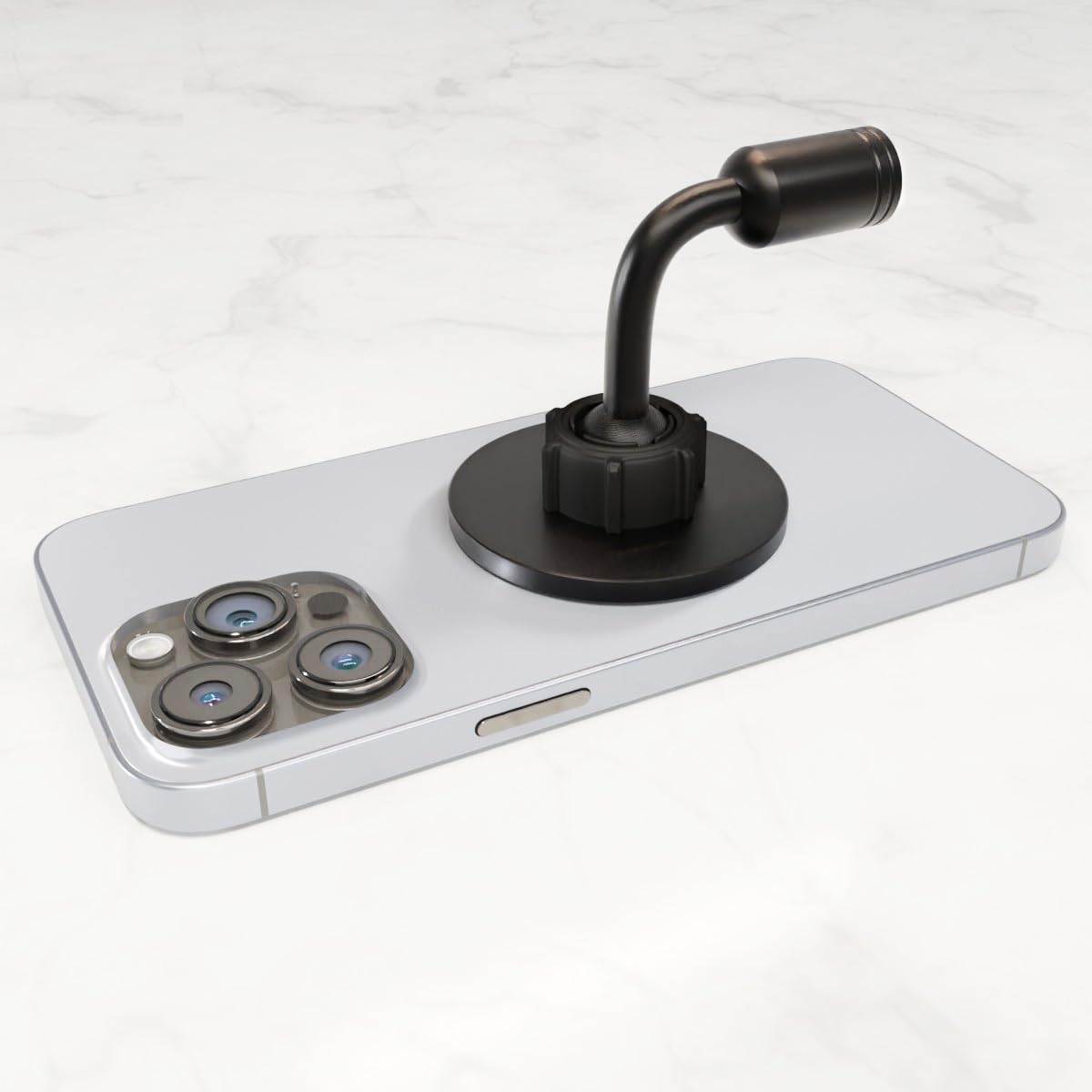 Usmallbee Tripod Mount Metal Adapter For Magsafe, Magnetic Tripod Phone Mount Stander Camera Interfaces 1/4"-20 Metal Tripod For Iphone,Fit For Iphone 15/14/13/12 Pro Max Plus Mini