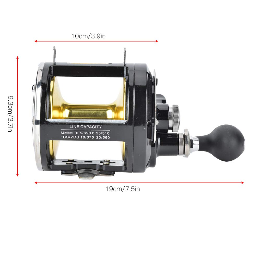 Tgoon Fishing Reel , With Full Metal Trolling Performance Tr12000 Front Brake