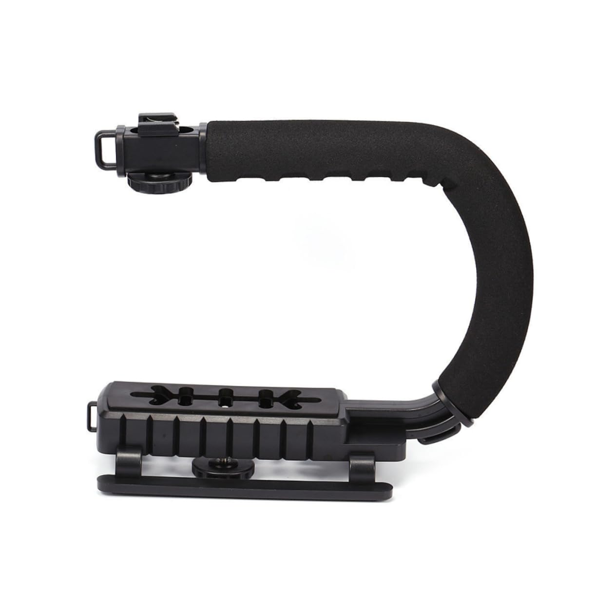 Tofficu U Shape Camera Stabilizer Grip With Handle For Dslr Camcorder Supports Microphones Flash Lights For Shooting