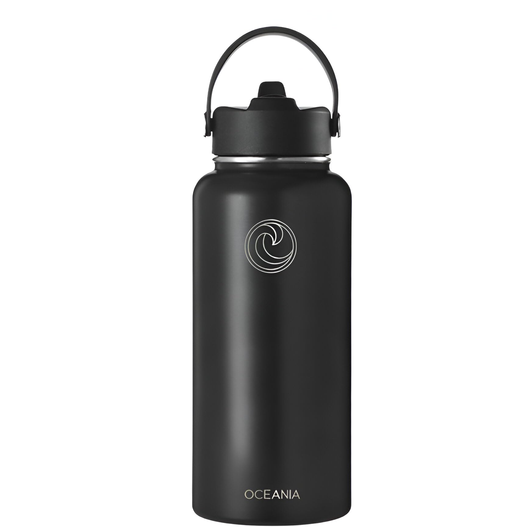 Oceania Flask 32Oz Stainless Steel Water Bottles  Modern, Leakproof, Hydro-