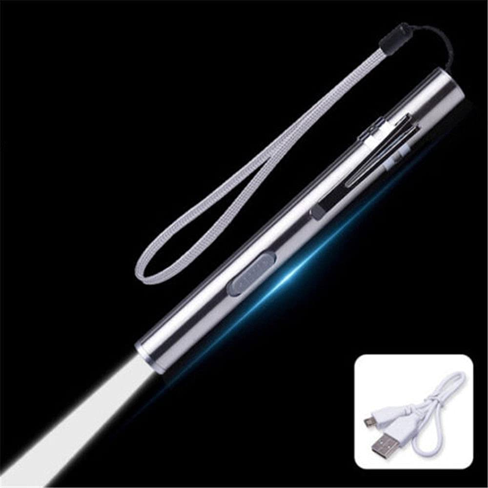 Sadahalu 5 Pack Pen Light Flashlight Pocket Flashlight 400 Lumens Bright Led Mini Pen Torch Small Compact Penlight With Built-In Battery And Usb Cable For Camping Outdoor Reading Repair Work Examination