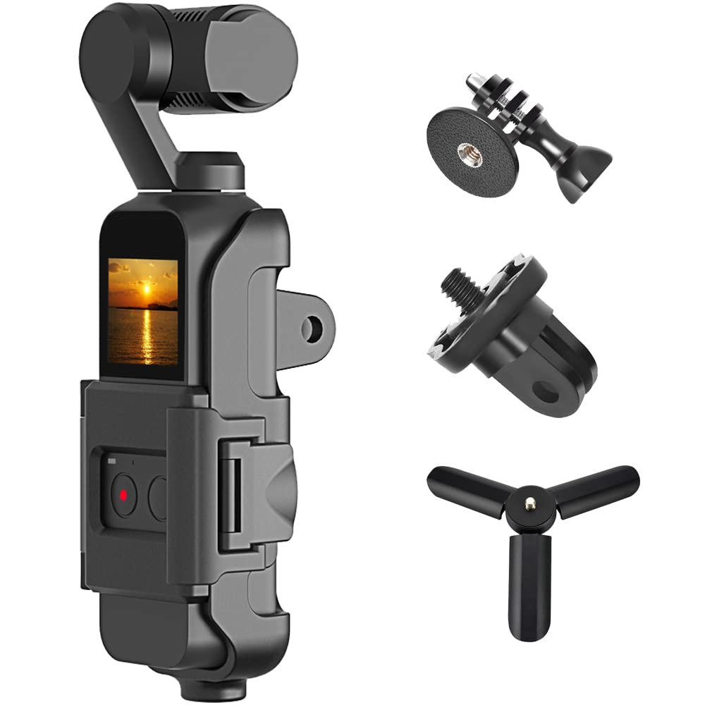 Jorixxy 4 In 1 Tripod And Action Gopro Mount Stand Bracket For Dji Osmo Pocket & Dji Pocket 2, Action Cam Tripod Mount With Screw