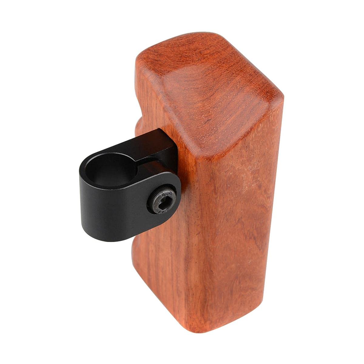 Camvate Right Hand Wooden Handle Grip With 15Mm Rod Clamp Connector For Select Dv And Dslr Camera Cages
