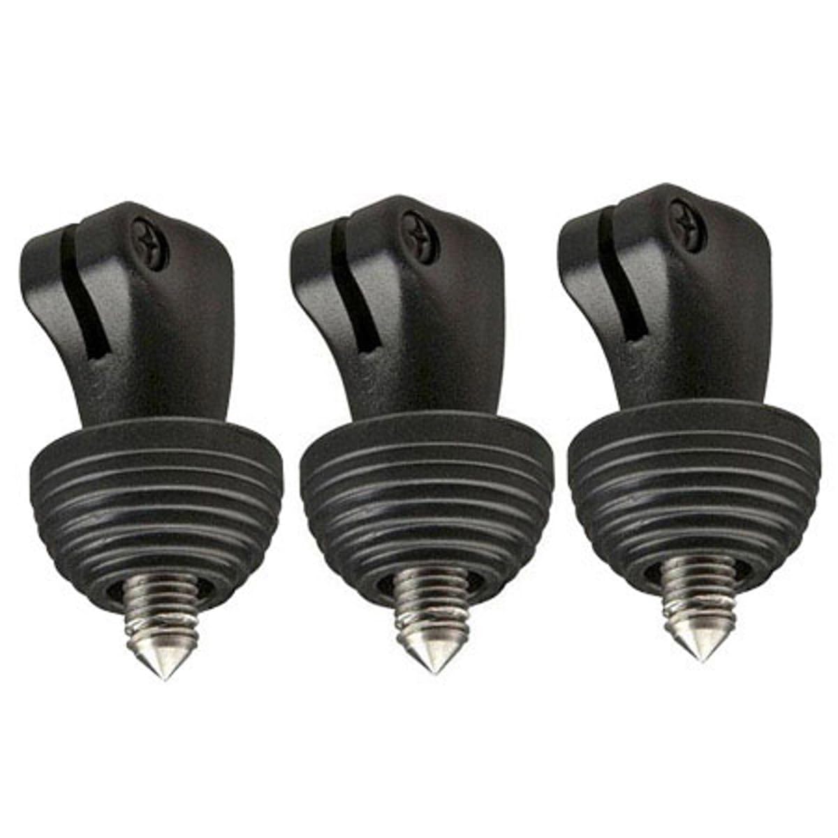 Manfrotto Reversible Rubber/Metal Spiked Feet For Select Tripods, Set Of 3 (116Spk3), Black