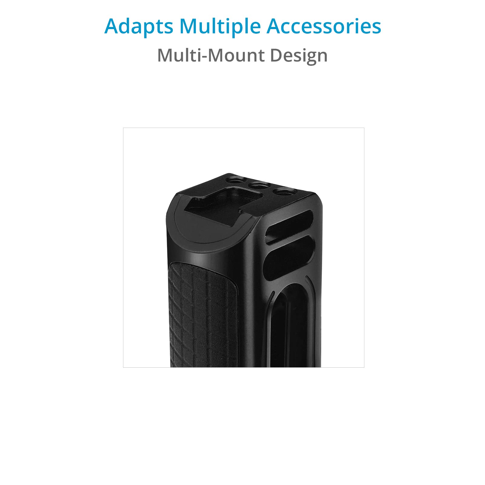 Proaim Snaprig Universal Side Handle (1/4”-20 Mount) For Small To Mid-Size Dslr Dslm Cameras. Adjustable Design With Comfortable & Secure Grip. For Camera Cages & Rigs. (Ash241)