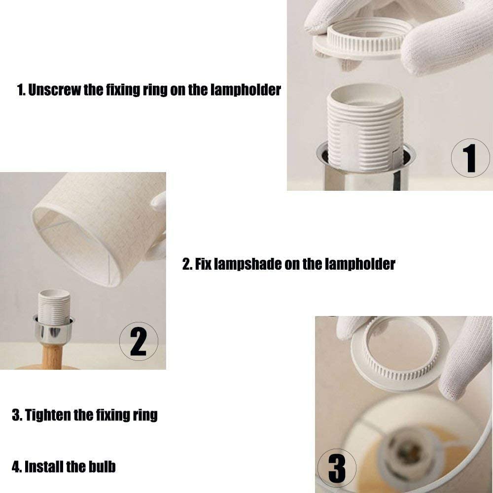 Cdecor Decorative Lights Table Lamp Bedside Night Light Wood Base Room Decoration Or Great Ideas